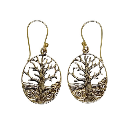 Boucles d'oreilles Or Arbre de Vie | Envy de Live