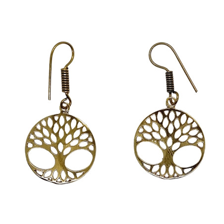 Boucles d'oreilles Or Arbre | Envy de Live