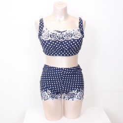 Maillot Bleu Motifs Blancs | Envy de Live