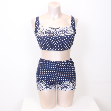 Maillot Bleu Motifs Blancs | Envy de Live