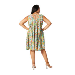 Robe d'été fluide grande taille - Imprimé paisley coloré | ENV DE LIVE