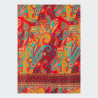 Foulard ORANGE - TURQUOISE - ROUGE