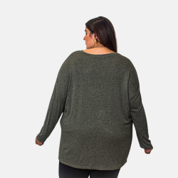 Pull Oversize Femme Grandes Tailles "Good Vibes" - Confort et Style