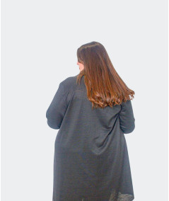 Cardigan Noir Long Grandes Tailles