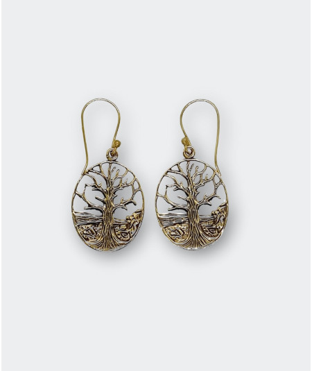 Boucles d'oreilles Or Arbre de Vie | Envy de Live