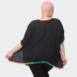 Tunique Noire Grande Taille Femme | Envy de Live