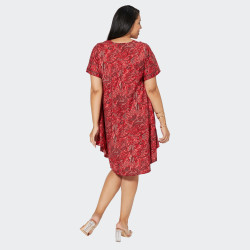 Robe Rouge à Motifs | Envy de Live