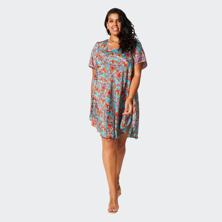 Robe d'Été Grande Taille Multicolore - Envy de Live