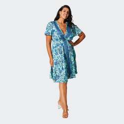 Robe Cache-Cœur Turquoise | Envy de Live