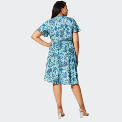 Robe Cache-Cœur Turquoise | Envy de Live