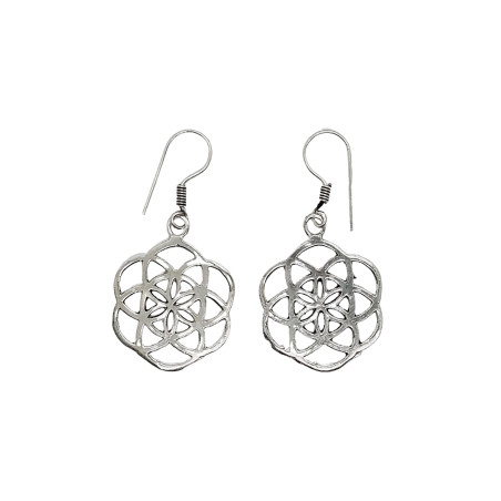 Boucle d'oreille Rosace Argent | Envy de Live